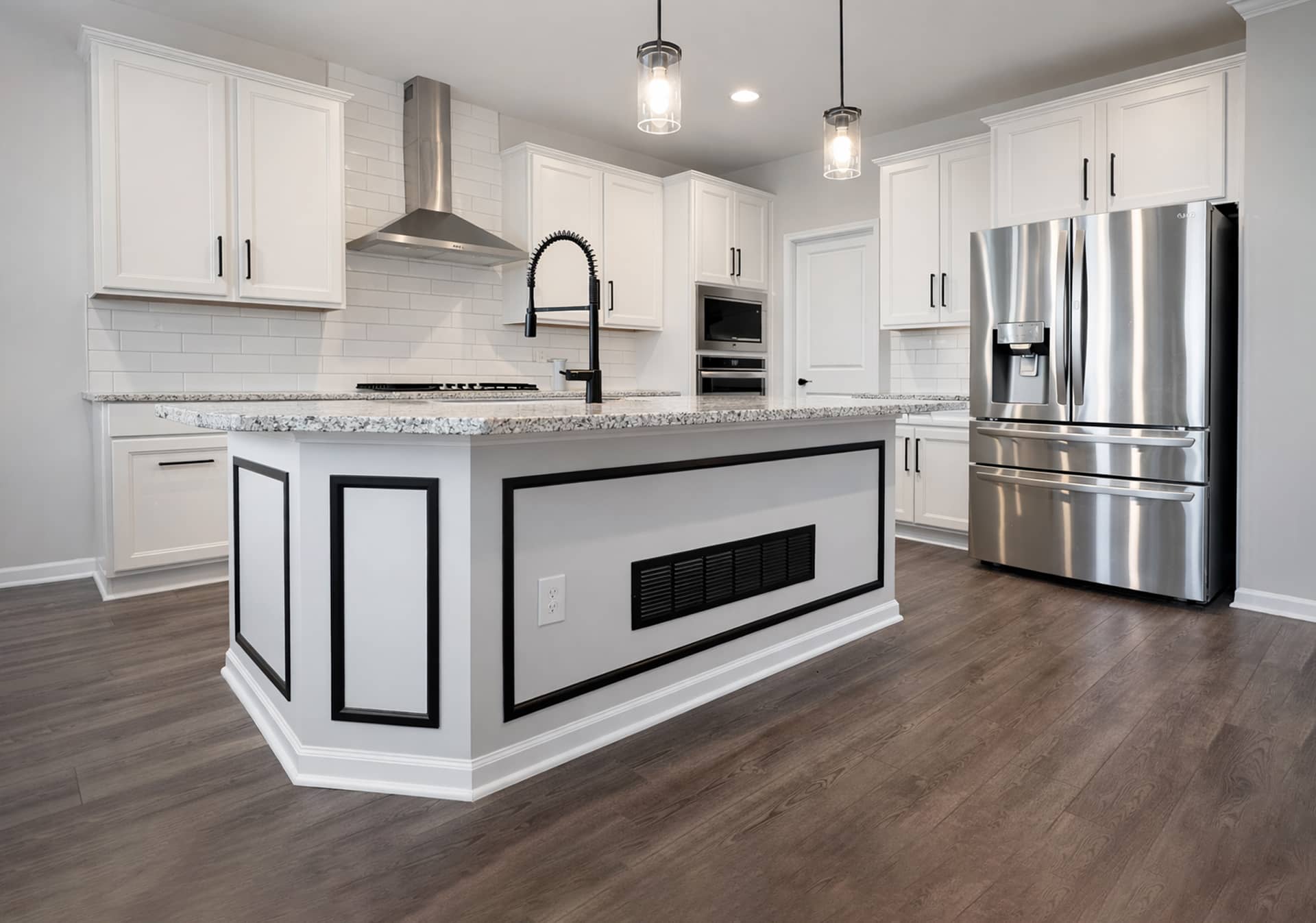 sleek modern updated kitchen